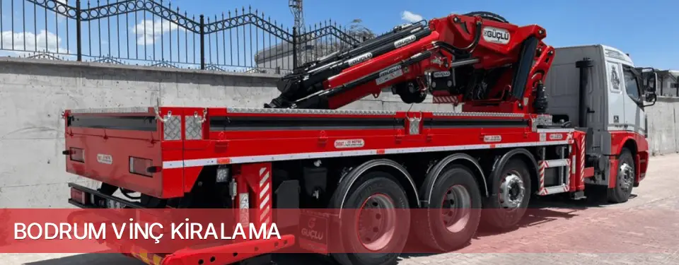Bodrum İlçemi Vinç Kiralama